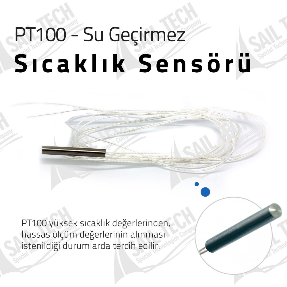 PT100 Su Geçirmez Sıcaklık Sensörü