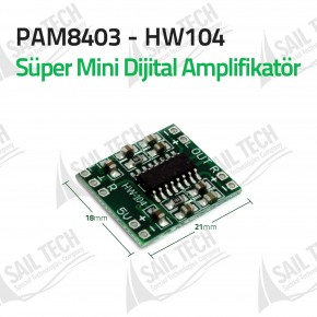 PAM 8403(HW-104) Super Mini Digital Amplifier