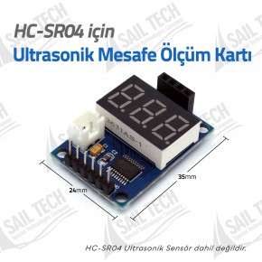 HC-SR04 Ultrasonic Distance Measuring Card
