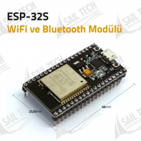 ESP-32S Wifi Ve Bluetooth Modülü