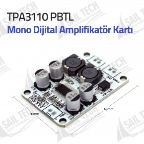 TPA3110 PBTL Mono Digital Amplifier Board 1X30W