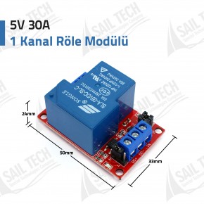 5V 30A 1 Channel Relay Module