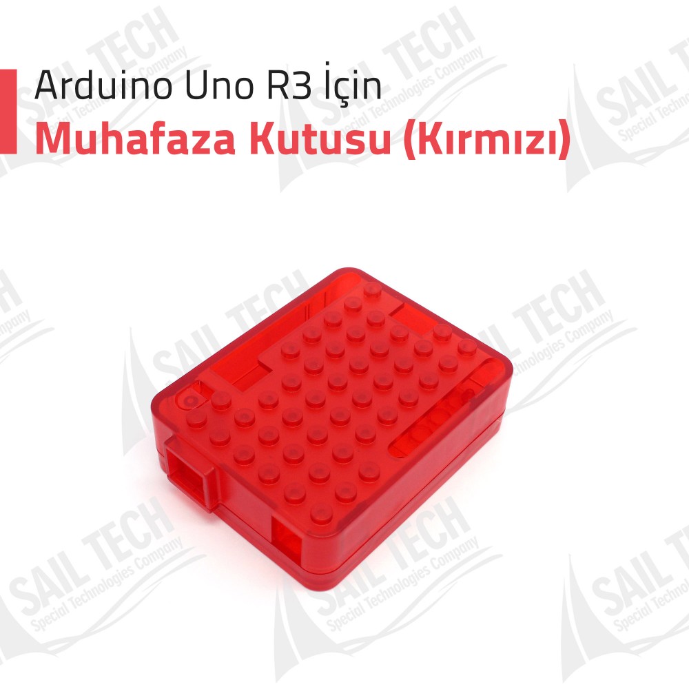 Arduino Uno R3 Muhafaza Kutusu (Kırmızı)