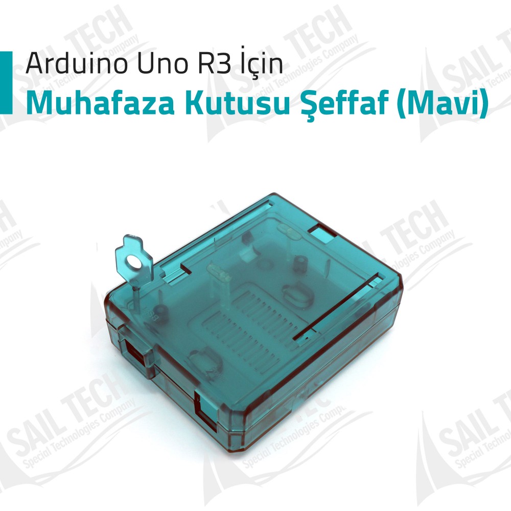 Arduino Uno R3 Muhafaza Kutusu (Mavi)
