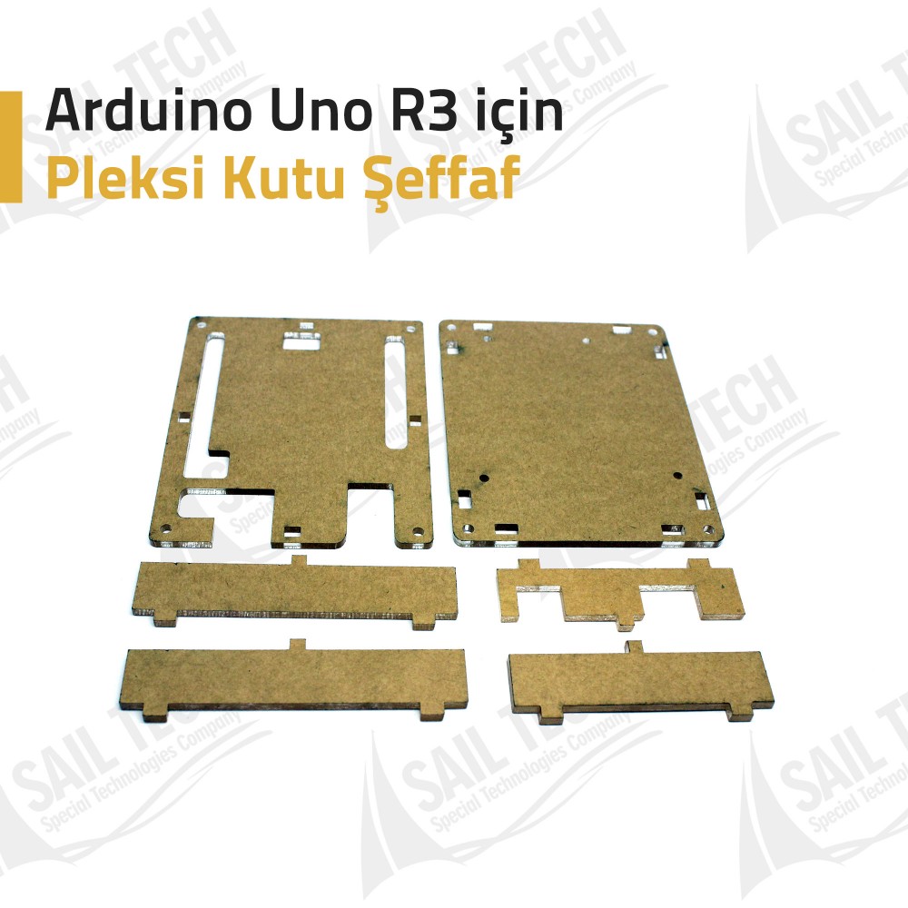 Arduino Uno R3 Pleksi Kutu Şeffaf