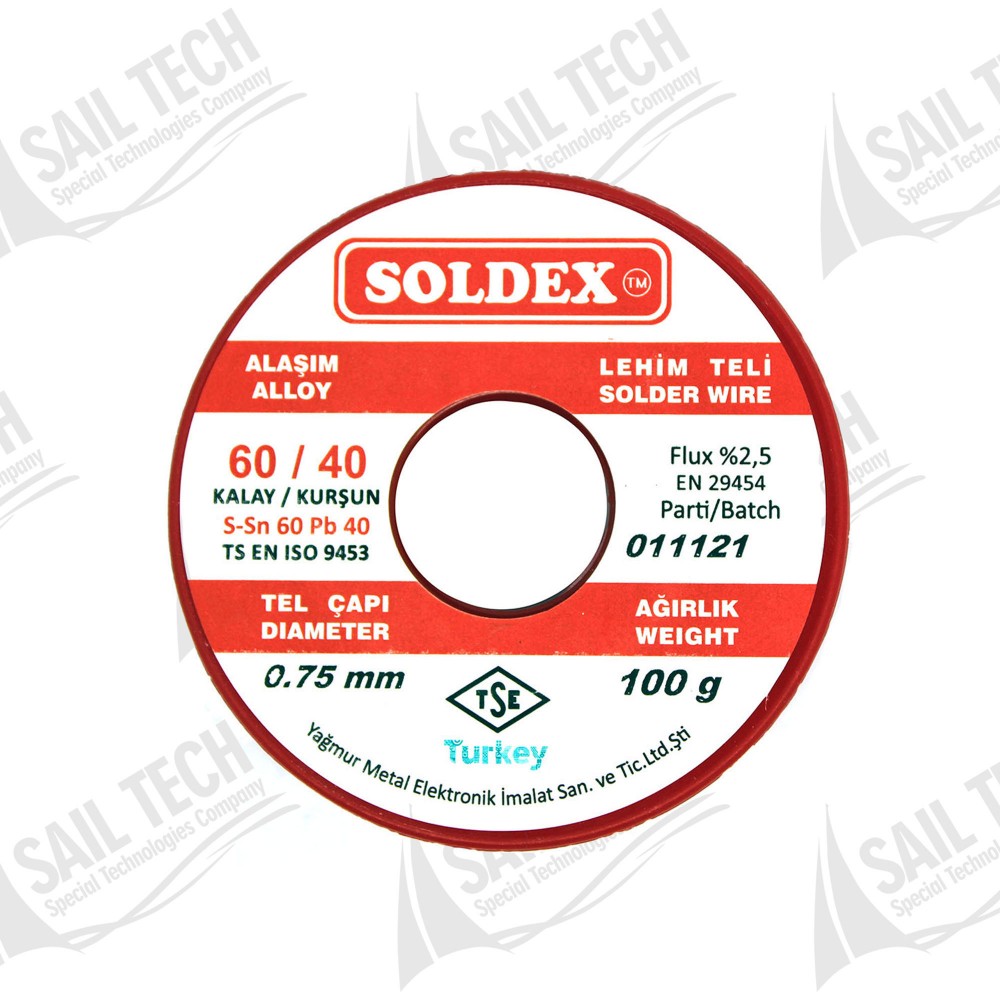 Soldex Lehim Teli 0.75mm 100gr