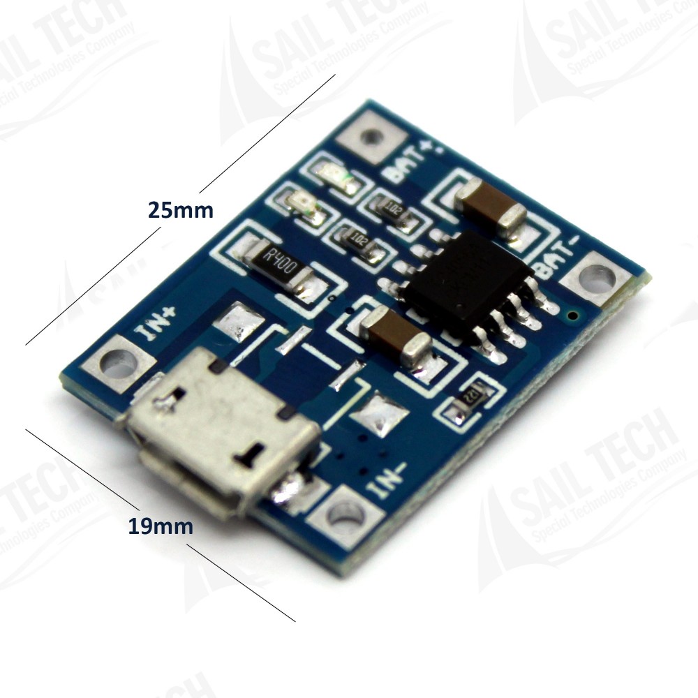 TP4056 Lityum Pil Şarj Modülü Micro USB