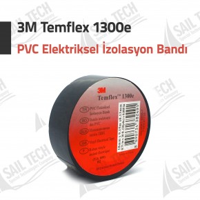 3M Temflex 1300e PVC Elektriksel İzolasyon Bandı (Renkli)