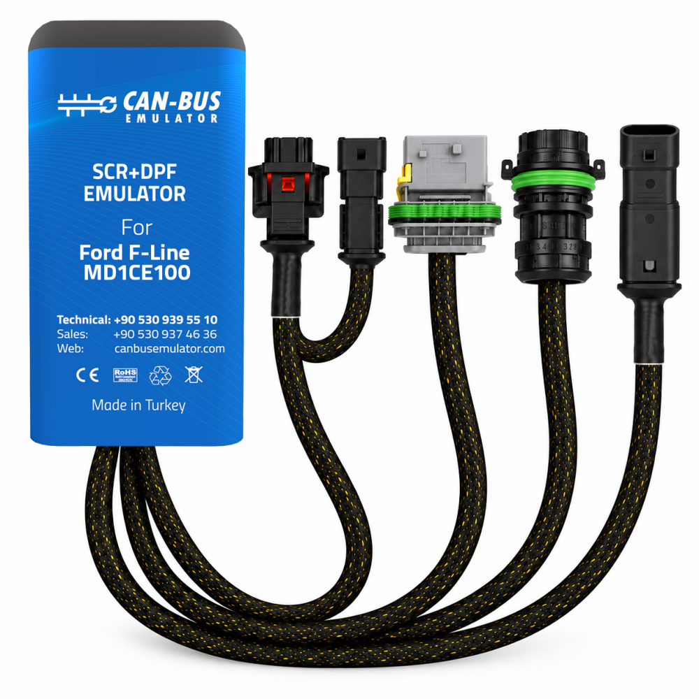 Ford F-Line Euro 6.2 MD1CE100 SCR + DPF Adblue İptal Emülatörü