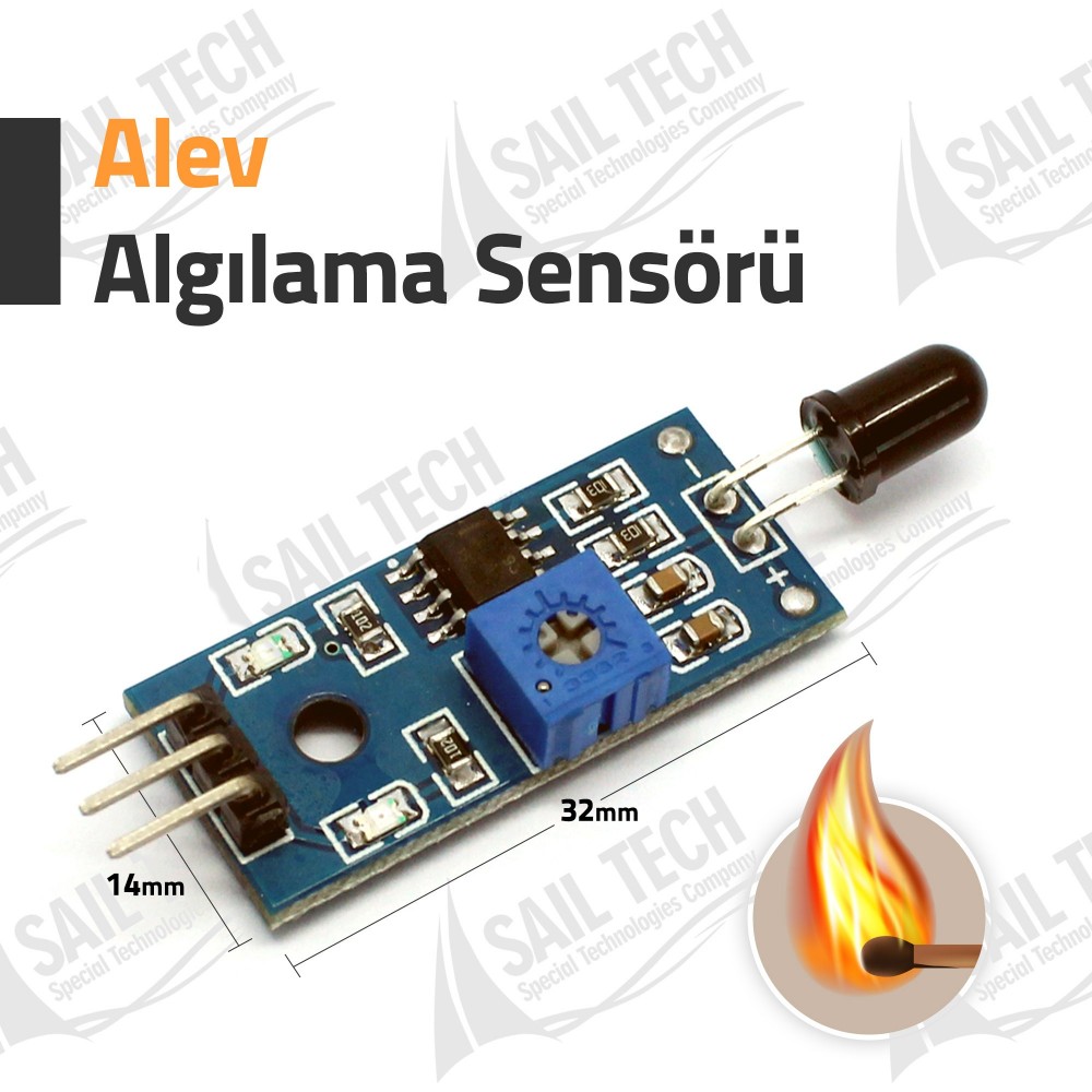 Flame Detection Sensor Module Arduino (Infrared)