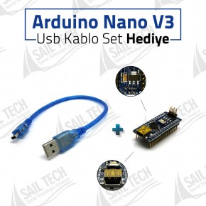 Arduino Nano V3 CH340 + USB Cable Set