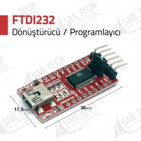 FT 232RL USB-Uart Converter Card 5V/3V3