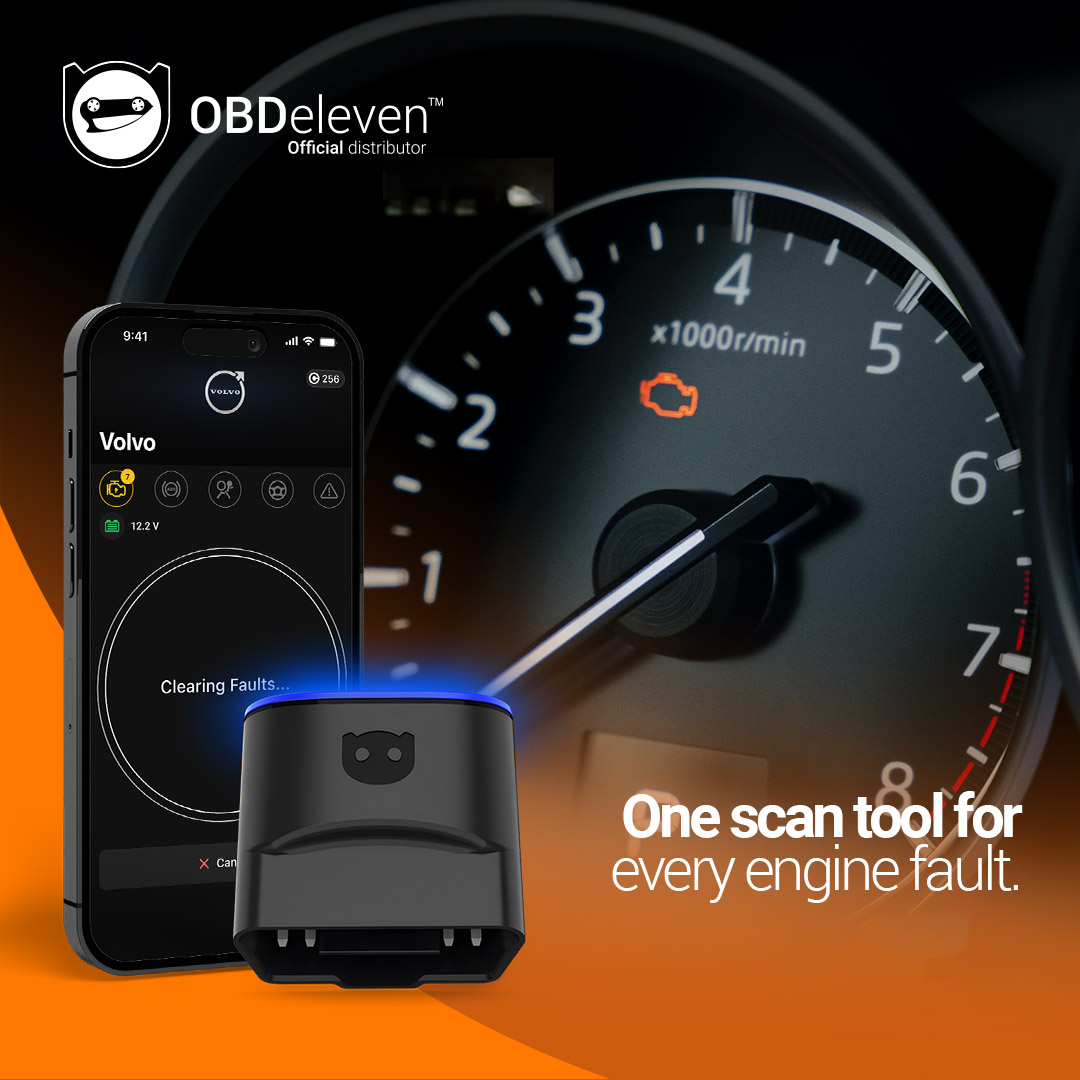 OBDeleven 3 automotive diagnostic device Volvo