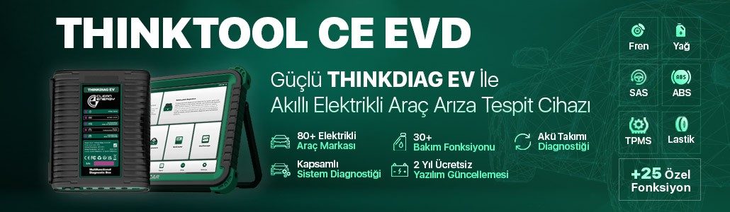 THINKTOOL CE EVD Elektrikli Araç Arıza Tespit Cihazı