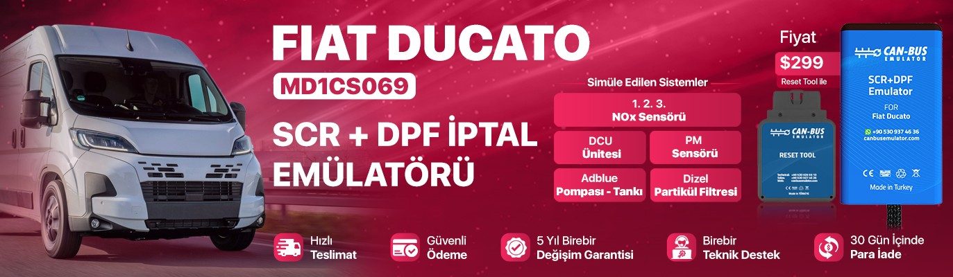 Fiat Ducato MD1CS069 AdBlue SCR+DPF İptal Emülatörü