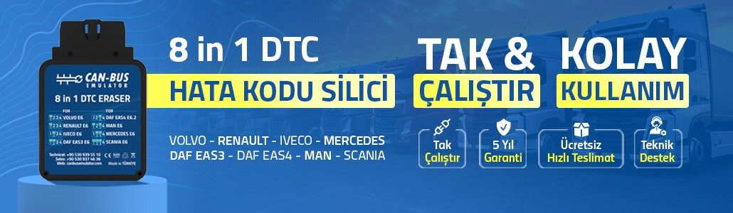 8 in 1 Hata Kodu Temizleyici (DTC)