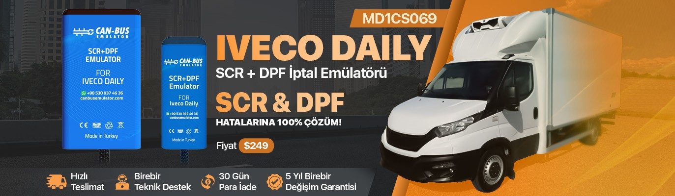 Iveco Daily MD1CS069 AdBlue SCR+DPF İptal Emülatörü